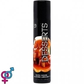Съедобный лубрикант WET Desserts Salted Caramel (соленая карамель), 30 мл (WT43049)