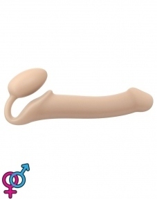 Страпон Strap-On-Me Dildo Flesh L, 17х3,7 см