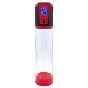 Автоматична вакуумна помпа Man Powerup Passion Pump LED-табло Red
