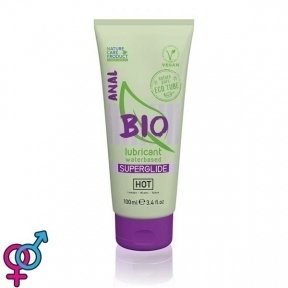 Анальный лубрикант на водной основе Hot Bio lubricant Superglide Anal, 100 мл (HOT44181)
