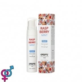 Стимулирующий гель EXSENS Kissable Raspberry Mint, 15 мл