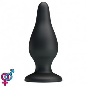 Анальная пробка Pretty Love Sturdy Silicone Anal Plug Black (6603BI0554)