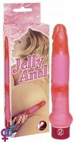 Вибратор Analvibr. Jelly Anal, 17х2,5 см