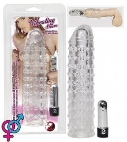 Насадка на пенис VibroPenis Sleeve, 17х2 см