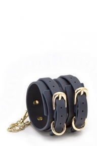 Наручники BONDAGE COUTURE ANKLE CUFF BLUE (T280805)