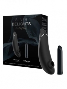 Набір секс іграшок Silver Delights Collection Womanizer+We-Vibe (SO8759)