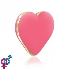 Вібратор-серце Rianne S: Heart Vibe Coral, 10 режимів роботи (SO3875)