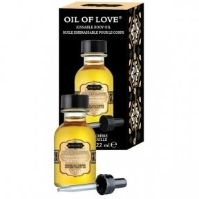 Їстівне масло для поцілунків Kamasutra OIL OF LOVE Ванільний крем 22 мл (470241)