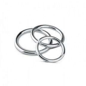 Набір ерекційних кілець Sinner Gear Unbendable - Cock/Ball Ring & Glans Ring Set (SO4584)