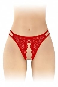 Трусики з доступом Secret Fashion Annette Red (SO4716)