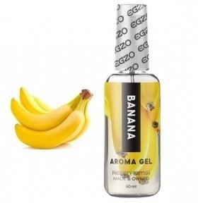Съедобный гель-лубрикант EGZO AROMA GEL - Banana, 50 мл (461181)