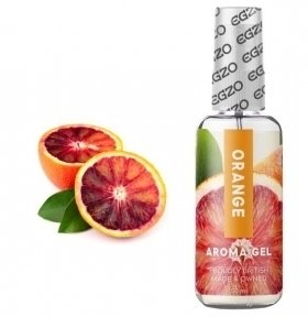 Їстівний гель-лубрикант EGZO AROMA GEL - Orange, 50 мл (461186)