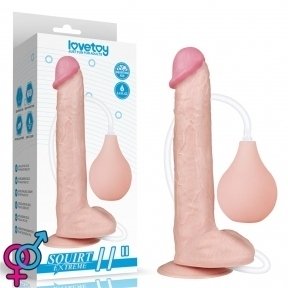 Фаллоимитатор Squirt Extreme Dildo Flesh 11'' (6452LVTOY401)