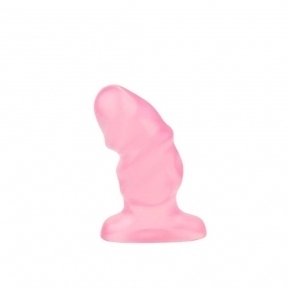 Рифлена анальна пробка Chisa Hi-Rubber Raging Mini Plug Pink (CH30706)
