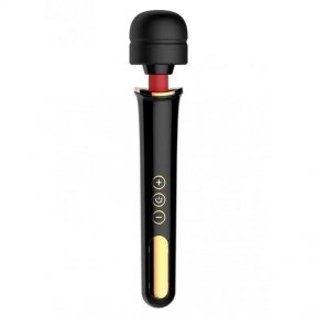 Вібратор-мікрофон чорний Massager Super Powerful USB 10 Function (BS22012)