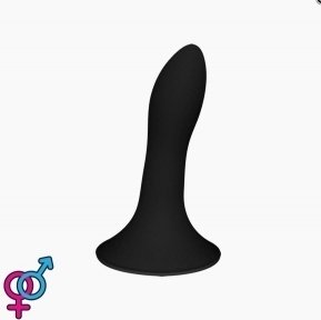 Ділдо з присоском Adrien Lastic Hitsens 5 Black, 13х2,4 см