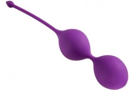 Вагинальные шарики Alive U-Tone Balls Purple, 3,5 см, вес 77 гр