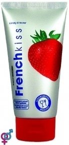 Съедобный лубрикант Frenchkiss, 75 мл, клубника