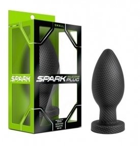 Анальна пробка з вуглецевого волокна SPARK SILICONE PLUG SMALL CARBON FIBER (T330555)