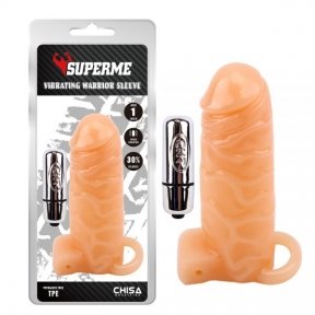 Насадка с вибро Chisa Superme Vibrating Warrior Sleeve (CH14591)