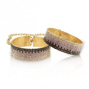 Лакшері наручники-браслети з кристалами Rianne S: Diamond Cuffs, подарункова упаковка (SO3873)