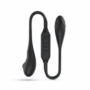 Вибратор на гибкой сцепке со стимуляцией пальчиком Dorcel DUAL EXPLORER (SO5079)