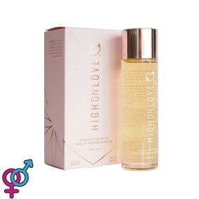 Массажное масло HighOnLove Massage Oil - Lychee Martini, 120 мл
