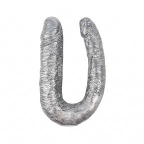 Подвійний фаллоімітатор (двосторонній) Chisa Dixie Normous-Silver (CH82490)