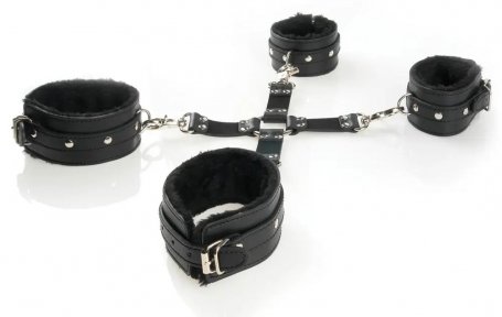 БОНДАЖНИЙ НАБОР FF LIMITED EDITION CUMFY HOGTIE BLACK  (PD45286)