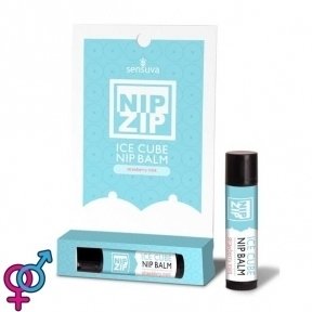 Охлаждающий бальзам для сосков Sensuva - Nip Zip Strawberry Mint, 4 г (SO3179)