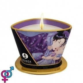 Масажна свічка Shunga MASSAGE CANDLE - Exotic Fruits, 170 мл