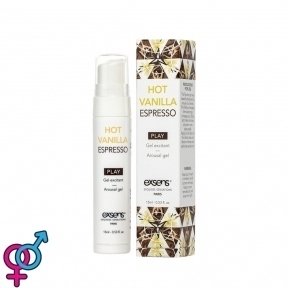 Стимулирующий гель EXSENS Kissable Hot Vanilla Espresso, 15 мл