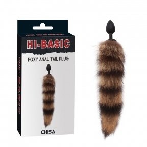 Анальна пробка з хвостом Chisa Foxy anal tail plug (CH96312)