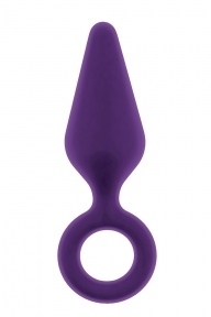 Анальная пробка Dream Toys FLIRTS PULL PLUG MEDIUM PURPLE (DT21888)