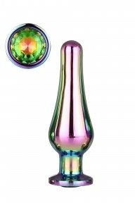 Анальна пробка конічної форми Dream Toys GLEAMING LOVE COLOURED PLEASURE PLUG M (DT21821)