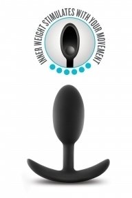 Анальна пробка Blush ANAL ADVENTURES VIBRA SLIM PLUG MEDIUM