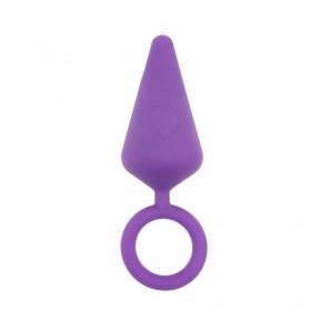 Анальна пробка Candy Plug M-Purple (CH86489)