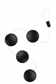 Анальные шарики Blush Anal Adventures Pleasure Balls - Black (T331481)