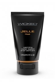 Согревающий анальный лубрикант WICKED JELLE HEAT ANAL LUBRICANT, 120 мл (T252030)