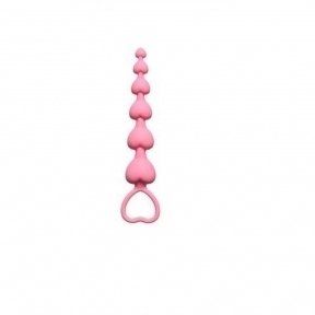 Анальная цепочка сердечки Heart Booty Beads Chisa (CH89570)