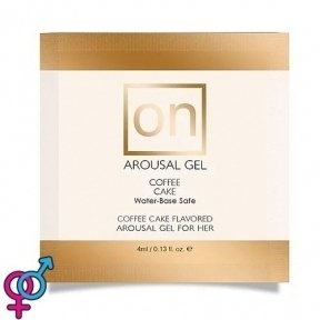 Пробник збуджуючого гелю Sensuva - ON for Her Arousal Gel Coffee Cake, 4 мл (SO3160)