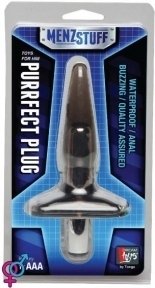 Анальная пробка «MENZSTUFF PURRFECT PLUG», 9,5х2,5 см