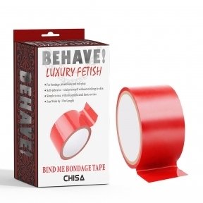 Бондажна стрічка Chisa Bind Me Bondage Tape червона (CH30925)
