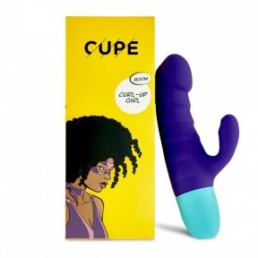 Кролик вібратор Curl-up Girl Power фіолетовий (CUP50152)