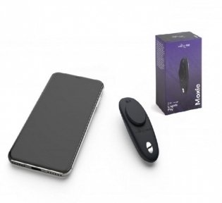 Вибратор в трусики Moxie от We-Vibe с функцией управлением с телефона BLACK (W44071)