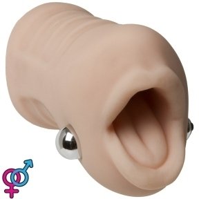 Мастурбатор Doc Johnson Sasha Grey - Ultraskyn Vibrating Deep Throat Sucker