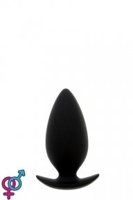 Анальная пробка BOOTYFUL MEDIUM 3.8INCH, BLACK (DT21012)