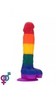 Радужный фаллоимитатор COLOURFUL LOVE DILDO (DT21692)