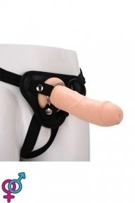 Реалістичний страпон REALSTUFF STRAP ON REAL DILDO (DT21707)