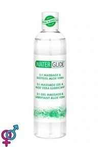 Лубрикант та масажний гель 2 в1 WATERGLIDE ALOE VERA, 300 мл (DT30091)